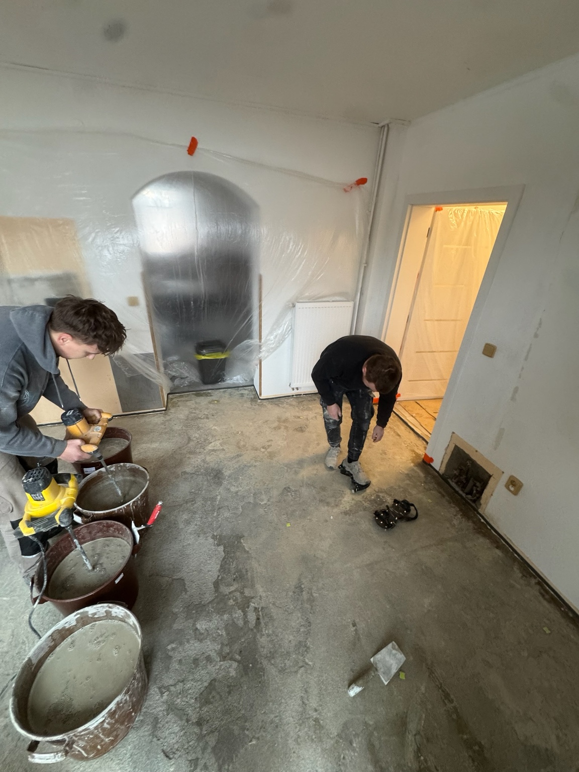 Hotová chodba po rekonstrukci