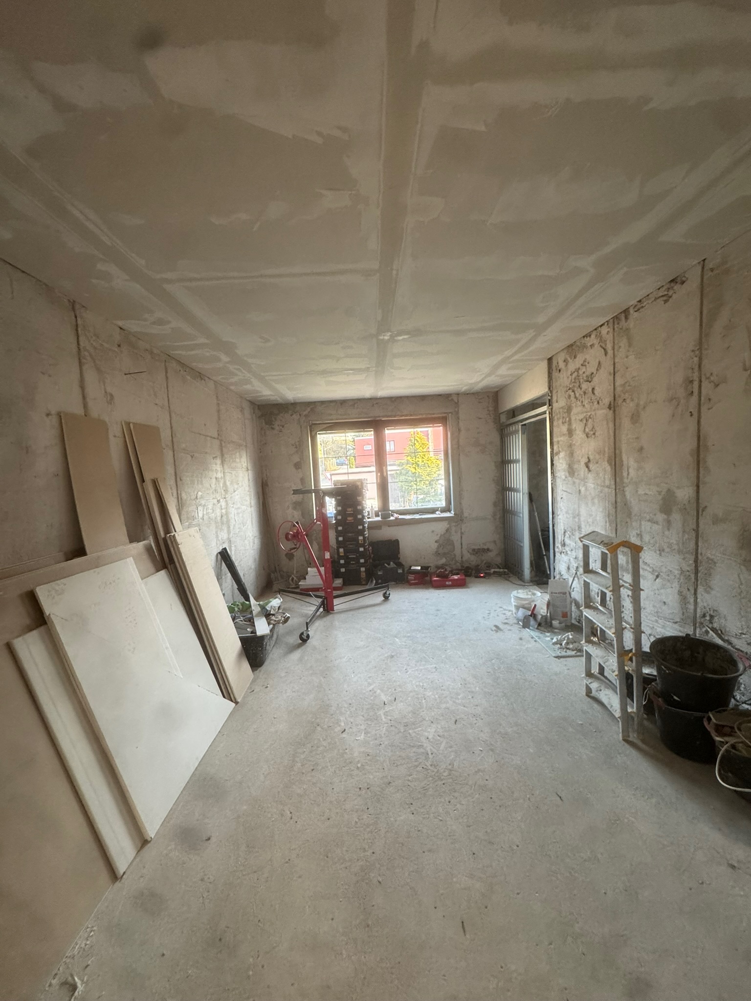 Prostor v průběhu rekonstrukce